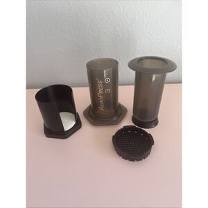 AeroPress Coffee Maker 4 Piece Paper Filter Holder Travel / Portable